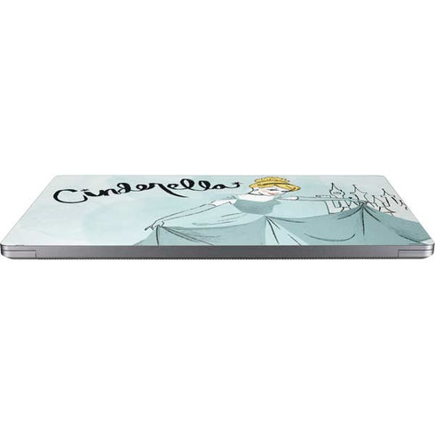 Disney Princess Cinderella Curtsy Art Universal Laptop 12in (9.8 x 6.8in) Skin
